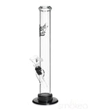 Glowfly Glass 12" Straight Bong w/ Removable Base