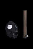 Silicone Gas Mask Bong with Acrylic Straight Tube