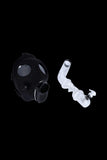 Silicone Gas Mask Bong with Twisted Tube