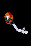 Silicone Gas Mask Bong with Twisted Tube