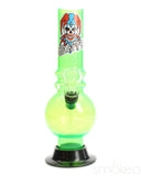 Graffix 8" Bubble Skinny Acrylic Bong