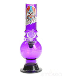 Graffix 8" Bubble Skinny Acrylic Bong