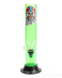 Graffix 8" Straight Skinny Acrylic Bong
