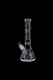 14 Inch Glass Beaker Ice Bong with Print