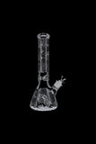 14 Inch Glass Beaker Ice Bong with Print