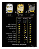 Honeybee Herb White Line 90° Original Bucket Quartz Banger