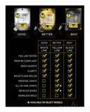 Honeybee Herb White Line 90° White Bucket Quartz Banger