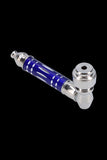 Metal Hand Pipe with Colored Body