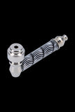 Metal Hand Pipe with Random Colored Pattern