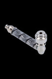 Metal Hand Pipe with Random Colored Pattern