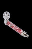 Metal Hand Pipe with Random Colored Pattern