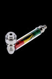 Metal Hand Pipe with 420 Themed Design
