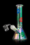 LA Pipes Limited Edition 8" Iridescent Disco Beaker Set