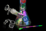 LA Pipes Limited Edition 8" Iridescent Disco Beaker Set