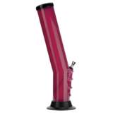 Acrylic Layback Bong with Raised Grip and Carb Hole