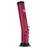 Acrylic Layback Bong with Raised Grip and Carb Hole