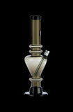 Acrylic Straight Vase Bong with Carb Hole and Marias | Black