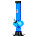Acrylic Straight Tube Bubble Base Mini Bong