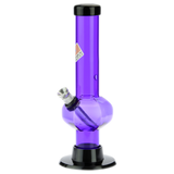 Acrylic Straight Tube Bubble Base Mini Bong