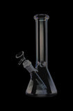 Glass Beaker Base Ice Bong with Metallic Finish