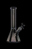 Glass Beaker Base Ice Bong with Metallic Finish