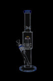 Straight Ice Bong with Double Showerhead Perc