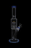Straight Ice Bong with Double Showerhead Perc
