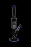 Straight Ice Bong with Double Showerhead Perc