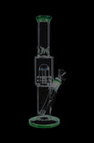 Straight Ice Bong with Double Showerhead Perc