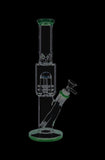 Straight Ice Bong with Double Showerhead Perc