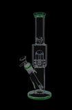 Straight Ice Bong with Double Showerhead Perc