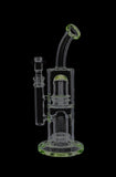 Straight Bong with Double Showerhead Perc