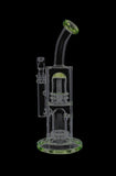 Straight Bong with Double Showerhead Perc