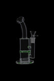 Glass Bubbler with HoneyComb Disc Perc
