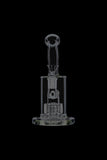 Glass Bubbler with Slitted Drum Perc