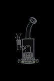 Glass Bubbler with Slitted Drum Perc
