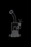 Glass Bubbler with Slitted Drum Perc