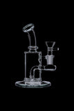 Glass Bubbler with Fixed Diffuser Downstem