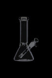 Glass Beaker Base Ice Bong with Colored Mouthpiece
