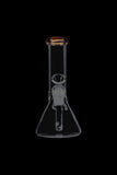 Glass Beaker Base Ice Bong with Colored Mouthpiece