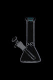 Glass Beaker Base Ice Bong with Colored Mouthpiece