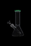 Glass Beaker Base Ice Bong with Colored Mouthpiece