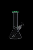 Glass Beaker Base Ice Bong with Colored Mouthpiece