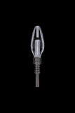 Bulbous Glass Nectar Collector with Titanium Nail