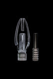 Bulbous Glass Nectar Collector with Titanium Nail