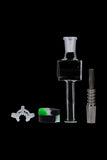 Glass Nectar Collector with Silicone Reclaim Catcher