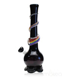 Noble Glass Medium Rainbow Wrapped Soft Glass Bong