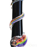 Noble Glass Medium Rainbow Wrapped Soft Glass Bong