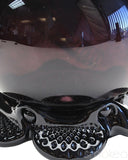 Noble Glass Medium Rainbow Wrapped Soft Glass Bong