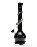 Noble Glass Medium Rasta Wrapped Soft Glass Bong